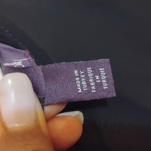 Sheer sparkle top with keyhole bow tie back and sheer panel neck and hem - Picture 5 of 8